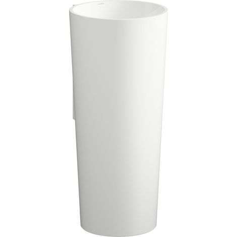 LAUFEN SCOPIO lavabo, de pie, con conexión a la pared, redondo, 1 (1/2)