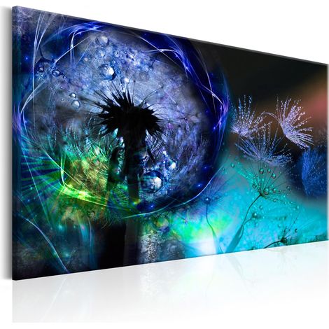 Quadro - Dandelions: Blue Glow - 90x60 (1/4)