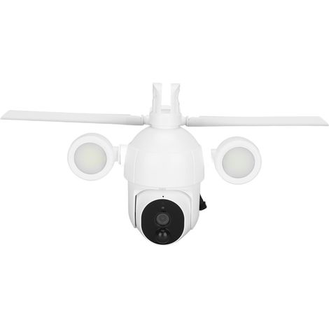 Caméra de surveillance solaire extérieure B300 1080p avec lampe, détecteur de présence PIR et fonction audio bidirectionnelle (1/5)