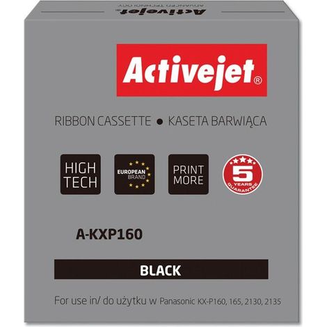 Activejet A-KXP160 Ink ribbon (replacement for Panasonic KXP160 Supreme 3.000.000 characters black)
