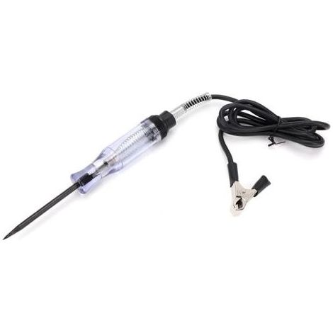 Testeur de tension électrique automobile avec lampe torche et sonde, outil de test de circuit 6-24 V (1/5)
