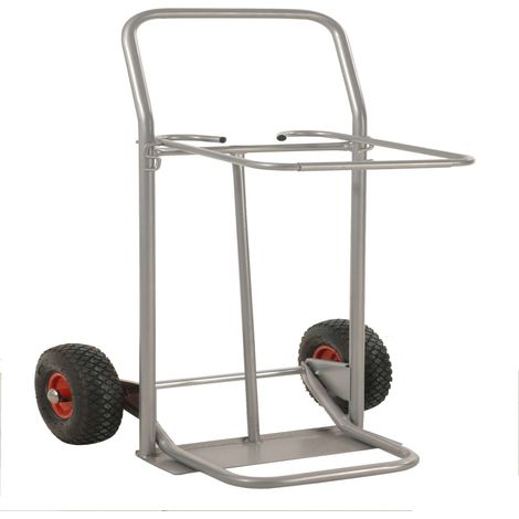 Carrello porta sacco con ruote pneumatiche spesse da 260 mm - Kongamek KM144902