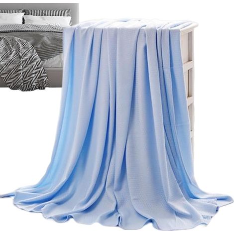 Couverture rafraîchissante en fibre Couverture confortable rafraîchissante Couette d'été douce pour la peau, respirante, légère et fine pour les pièces climatisées (1/5)