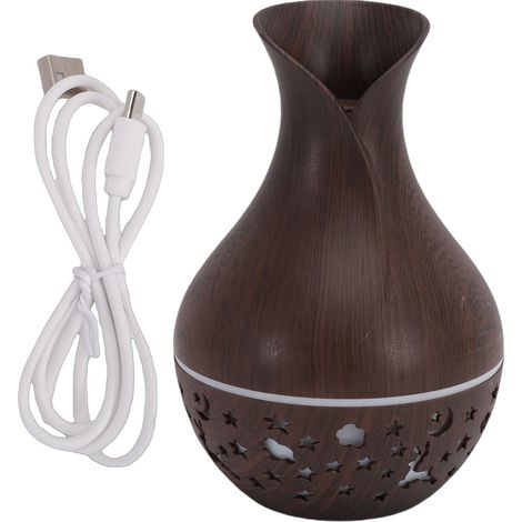 Mini humidificateur Portable 100ml, aromathérapie de bureau avec lumière colorée pour voiture, bureau, chambre à coucher (1/5)