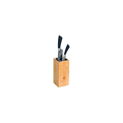 Beiger Messerblock aus Holz - Crezuo