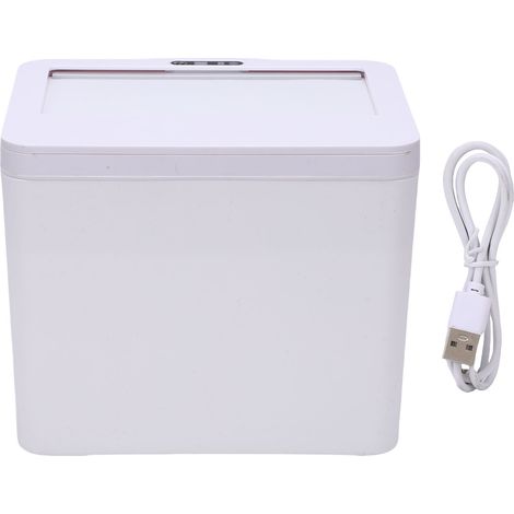 poubelle-Poubelle Intelligente Sensorisée Automatique avec Capacité 8L Lid Telescopique Anti-Odeur pour Cuisine Bureau Voiture (1/5)