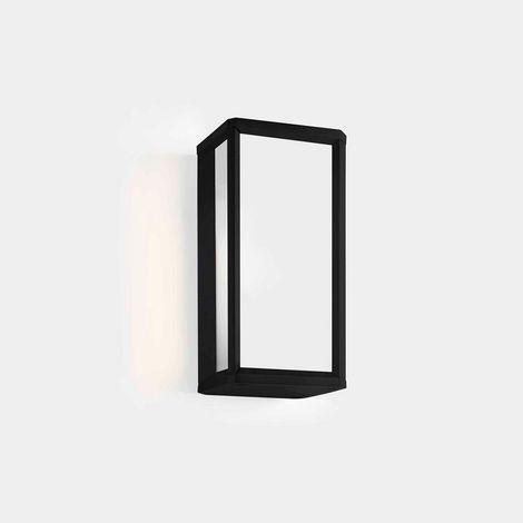 LEDS C4 Skat Mini Outdoor LED Mini Box Lanterne Murale Noir, Blanc IP65 9W 2700K