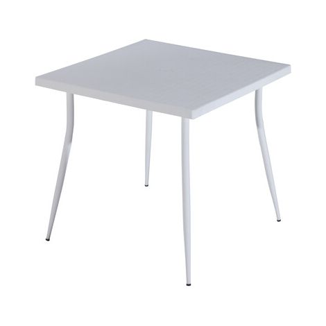 TAVOLO CARMEN CM 80X80X75H BIANCO- 1,0 pz