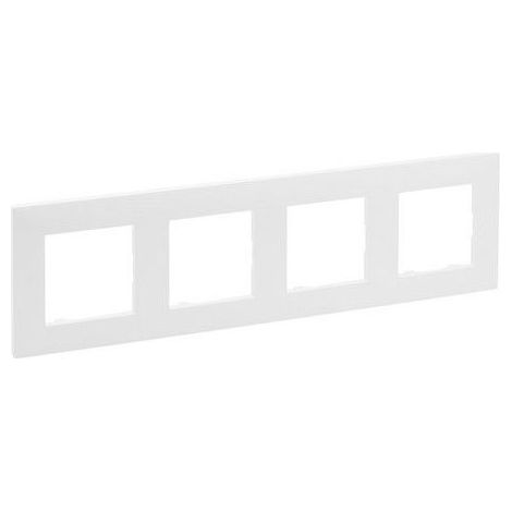 Niloé Step  Marco 4 elementos blanco mate LEGRAND 864174