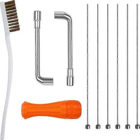 Outil de nettoyage pour têtes d'impression 3D – anti-obstruction pour les buses M6, M7, E3D, MK8 et Volcano – outil de nettoyage pour déboucher les tubes d'extrusion (1/5)
