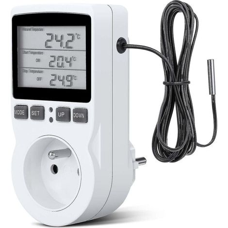 Régulateur Température Numérique LCD - 230V - Pour Serre & Terrarium