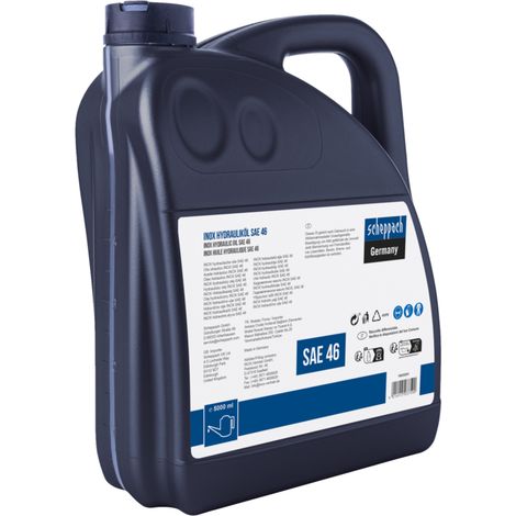 Scheppach Huile hydraulique - 5L - Qualité ISO 6743/4 - Compatible avec tous les fendeurs de bois hydrauliques