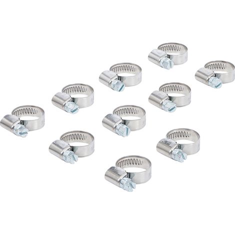 BGS  Abrazaderas  manguera  inoxidable  12  x  20  mm  10  pzs.  -  8095-12x20 (1/3)