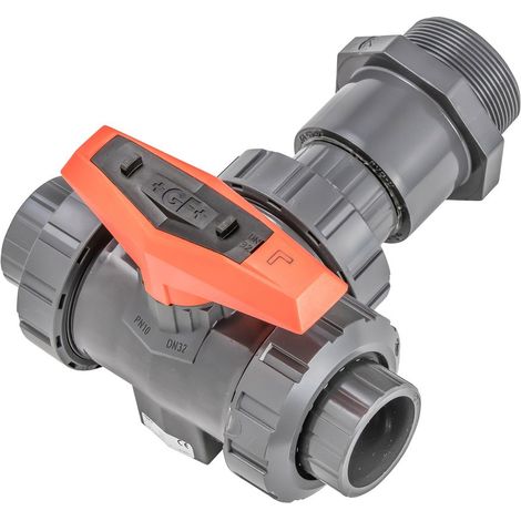 BWT Armaturenset DN 32, PVC, für Permeatspeicher A 500, Entleerung und Entnahme, 13963