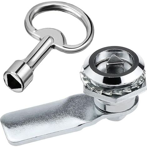 Coffret de compteur électrique et gaz avec serrure triangulaire – Sécurisation de vos armoires à cames, avec clé incluse