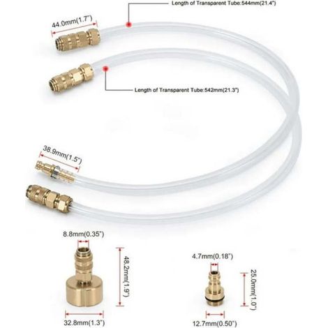 Seastar Hydrauliklenksystem, 2-teiliges Marine-Ablaufset