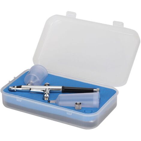 Kit de pistolet à peinture à double action et gravité 0.3mm pour décoration de gâteaux et travaux artistiques