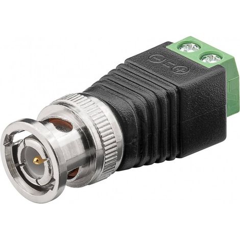 Goobay Adattatore Terminal Block 2-pin a BNC maschio (1/2)