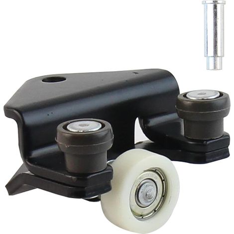 1 - Roulette Porte - Galet De Porte - Guide Bas De Porte Coulissante Droite - Compatible Master 3 Movano B Nv400 - Noir (1/5)