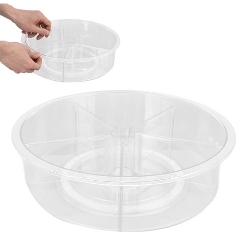 360° drehbares PET-Küchenregal für den Kühlschrank (1/5)