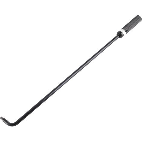 Outil de réglage de la vis de ralenti du carburateur de 41,5 cm (16,34 pouces), tête coudée à 110°, en métal, universel pour VTT, UTV et motoneiges.