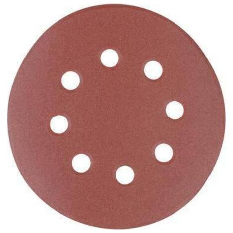 BUNTHAUS Lot de 10 Disques abrasifs autoagrippant perforés 125 mm grain 60 (1/5)