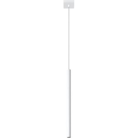 Lámpara colgante Vacu blanco, 1 luz (1/5)