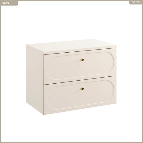 Ensemble de meubles sous vasque - 80 cm - avec Plan - SAND (1/5)