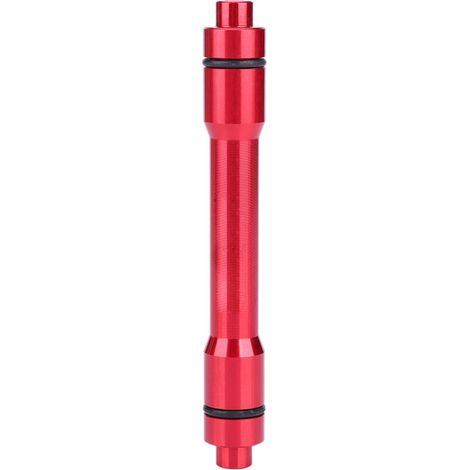 Adaptateur d'axe traversant 15mm pour moyeu en 9mm à blocage rapide, roue avant 100mm (Rouge)