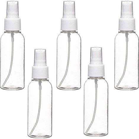 Flacon Pulvérisateur - Transparent - 30 ml - Rechargeable - Sans BPA - Pour Voyage et Cosmétiques (1/5)
