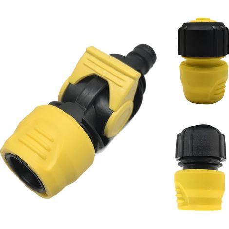Karcher compatible 4-point and 6-point garden water pipes, water flow control valves, cut-off connectors, and straight connectors. (1/4)