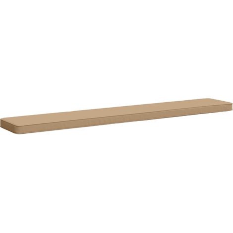 Cuscino per Panchina a 1 Pezzo VUGHT 100% Poliestere Sabbia vidaXL