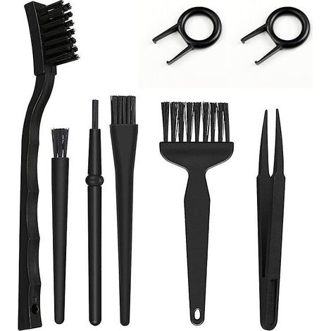 Antistatisches Reinigungsset, 8-teiliges Bürstenset für Motherboards, Leiterplatten, Tastaturen, Computer oder Kameras, antistatisches Bürstenset (1/5)