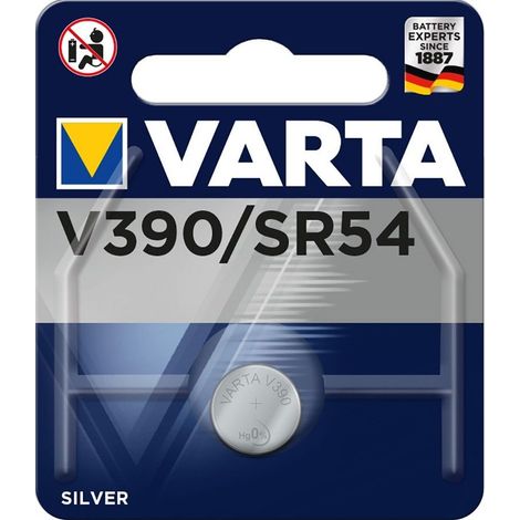 Batteria a bottone micro Varta argento sr54 - v390 1,55v blister 1 unità ø11,6x3,05mm
