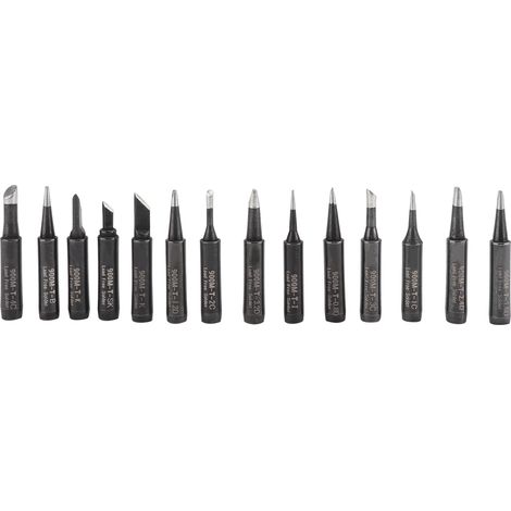 Pointes de fer à souder, chauffage externe, tête de soudage en cuivre, outils de Station de soudure 14 pièces (1/5)