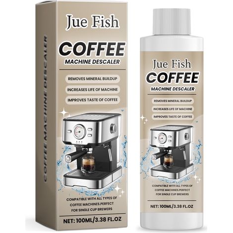 Détartrant Pour Machine À Café - 100 ml - Compatible Avec Toutes Les Machines À Café - Pour Entretien Régulier (1/5)