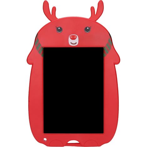 Tableau LCD dessin enfant rouge cerf de Noël, ardoise magique électronique pour gribouillage et dessin (1/5)