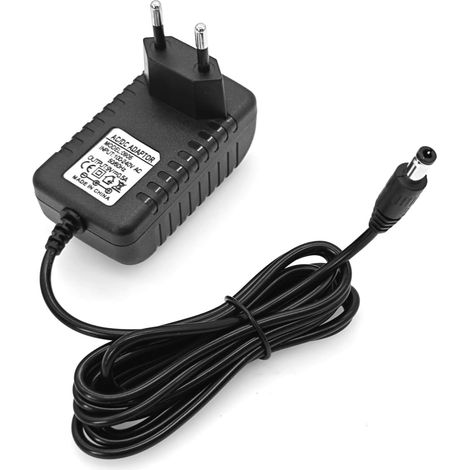9V 0,5A 500mA Alimentation, Adaptateur Secteur/CC, Chargeur Mural 4,5W, avec connecteur Jack CC 5,5 x 2,5 mm (1/5)