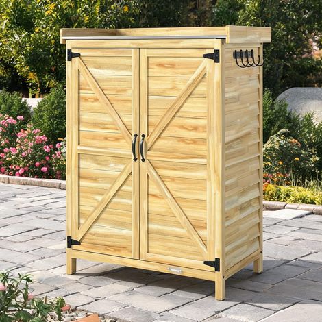 Chariot de jardin en legno di Abete Metallo 71,5 x 39 x 95 cm (1/5)