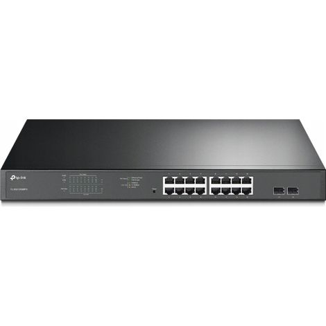 TP-Link Switch Jetstream Smart TL-SG1218MPE Gestito L2 16 PoE+ Gigabit Ethernet Nero (1/5)