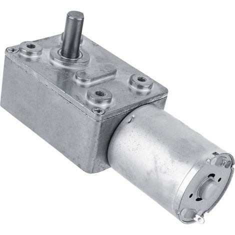 Moteur réducteur 12V DC réversible, couple élevé pour applications lentes (6 tours/min) (1/5)