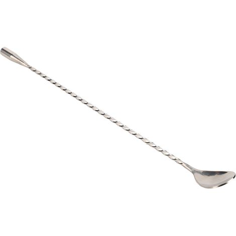 Bâtonnet à cocktail en acier inoxydable fin, agitateur à boisson avec manche long pour bar et restaurant (1/5)