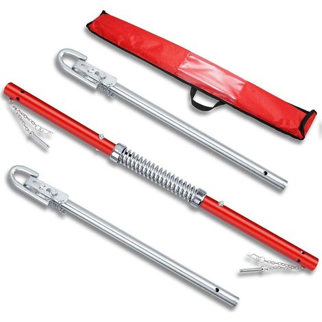 Barre de remorquage de voiture tampon de 2 tonnes, barre de voiture de support rigide barre de remorquage réfléchissante barre de remorquage de voiture anti-collision arrière (1/5)