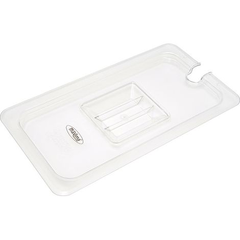 Couvercle Gastronorm - 1/3 GN - Polycarbonate - avec enfoncement - Maxima (1/3)
