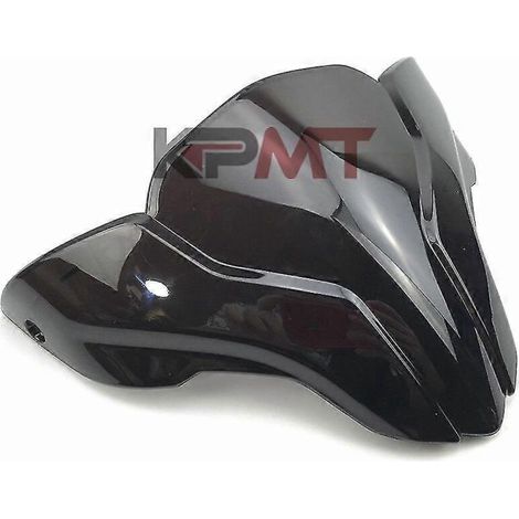 Déflecteurs de pare-brise noirs pour moto Bajaj Pulsar NS200 (200NS) - Accessoires de protection (1/5)