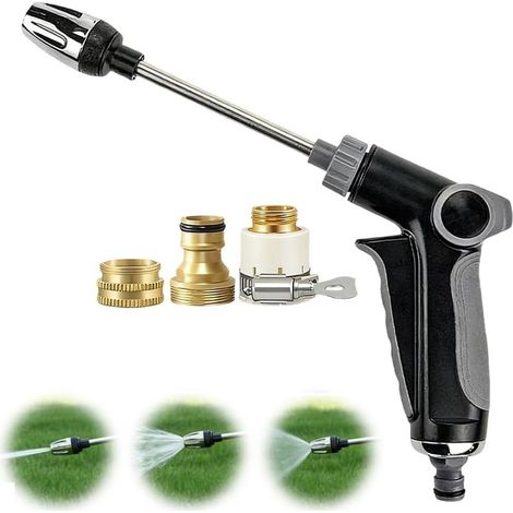 Nettoyeur Haute Pression, 2026 Pistolet Haute Pression avec Raccords Et Réservoir De Mousse, Nettoyeurs Haute-Pression Buses pour Gouttière, Terrasse, Voiture, Animal de Compagnie (1Pcs) (1/5)