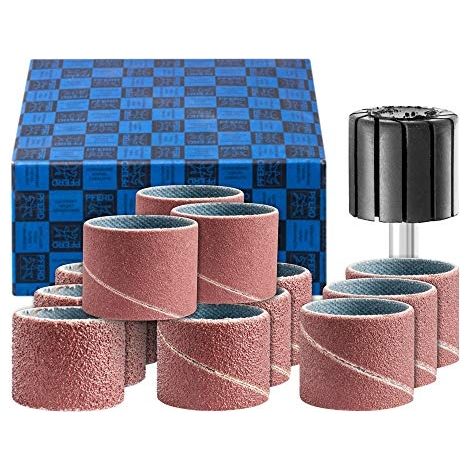 Pferd – Manchon abrasif 42298003 – Ø 22 mm x H 20 mm – Pour ponçage bois dur et métaux – Kit de 1 pièce (1/4)