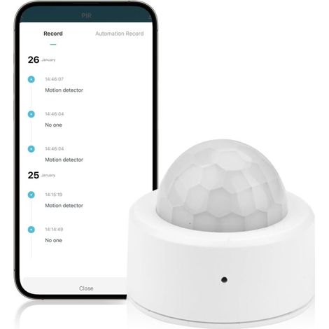 Bewegungsmelder, Zigbee-Verbindung, Infrarotsensor mit Personenerkennung + 2-in-1-Lichtsensor für Innenräume oder Bewegungsmelder.