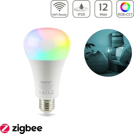 MiBoxer Zigbee 3.0 RGB+CCT Lampe 12W E27 FUT105Z (1/4)
