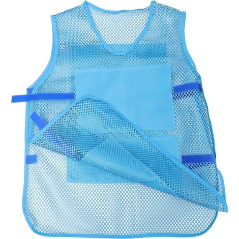 Leichte Kühlweste für den Sommer mit integriertem Kühlakku aus Chemiefasergemisch, ideal für Outdoor-Aktivitäten und Sommerarbeit. Farbe nach Zufallsprinzip. Verschiedene Ausführungen erhältlich. (1/5)